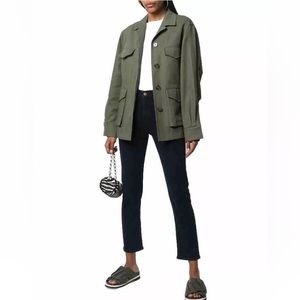 COH "HARLOW HIGH-RISE SLIM" Stretch Ankle Jeans In "INK BLUE"